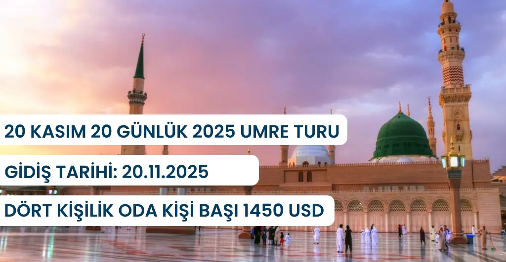 20 kasım umre turu